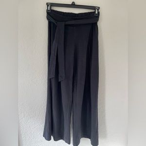 Z Supply Jersey Knit black palazzo pants